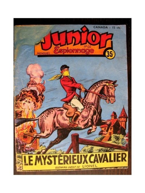 JUNIOR ESPIONNAGE N°66 LE MYSTERIEUX CAVALIER (BRANTONNE) Editions des Remparts