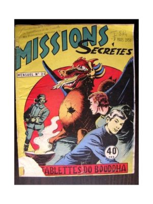 MISSIONS SECRETES N°21 LES TABLETTES DU BOUDDHA (Editions des Remparts)