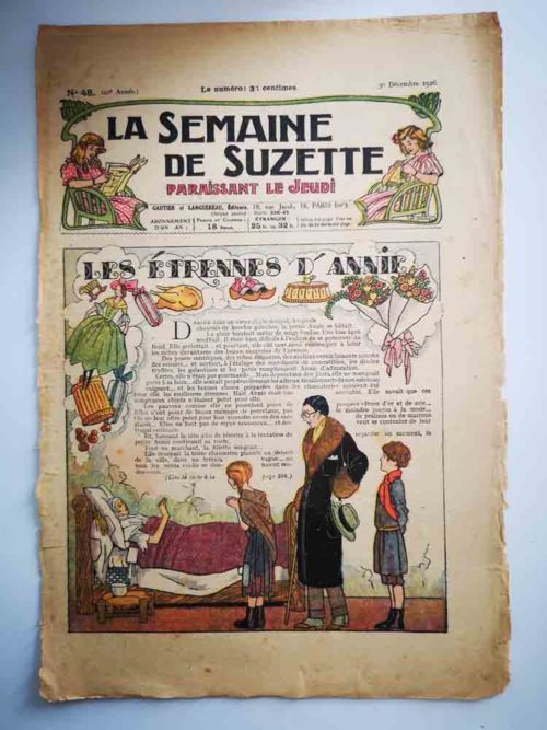 La Semaine de Suzette 22e année n°48 (1926) Les étrennes (Maurice Berty)