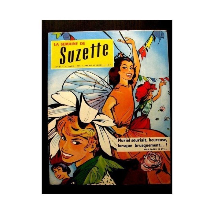 LA SEMAINE DE SUZETTE 49e année (1958) N°21 BATAILLE DE FLEURS