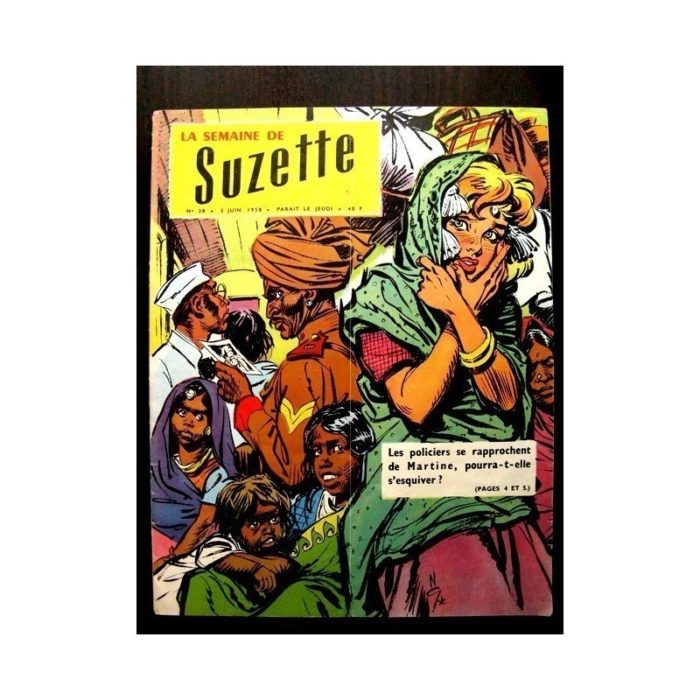 LA SEMAINE DE SUZETTE 49e année (1958) N°28 LE NABAB DE KANAOR