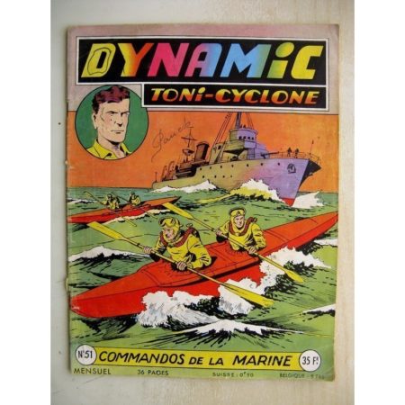 DYNAMIC N°51 oni Cyclone - Commandos de la Marine (Artima 1956)