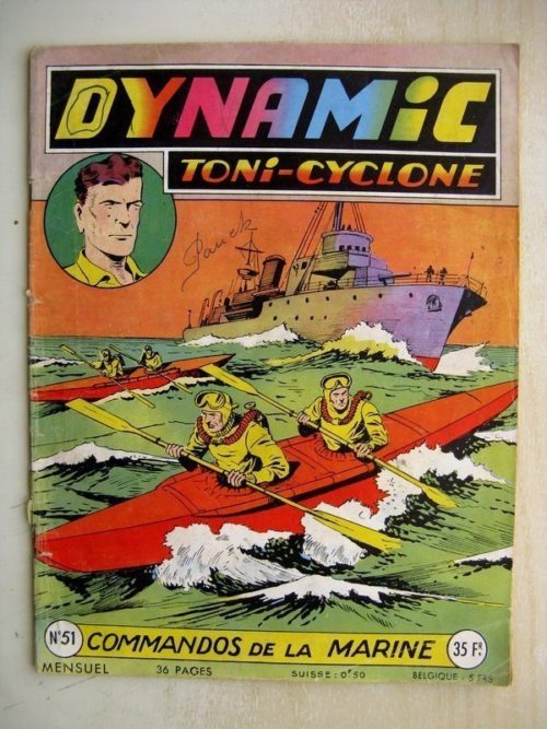 DYNAMIC N°51 Toni Cyclone – Commandos de la Marine (Artima 1956)