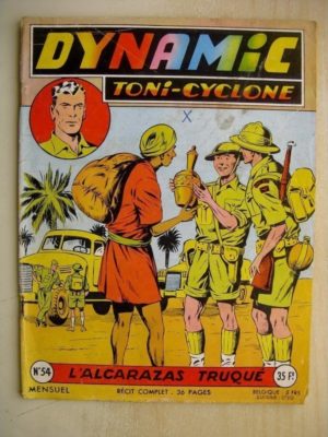 DYNAMIC N°54 Toni Cyclone – L’Alcarazas truqué (Artima 1957)