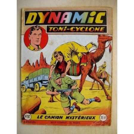 DYNAMIC N°57 Toni Cyclone - Le camion mystérieux (Artima 1957)