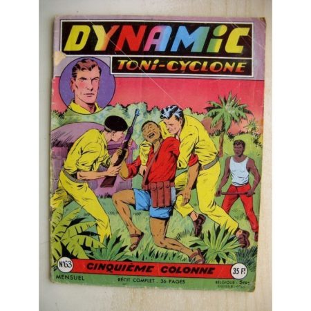 DYNAMIC N°63 Toni Cyclone - Cinquième Colonne (Artima 1957)