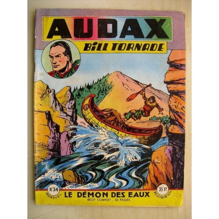AUDAX N°34 BILL TORNADE - Le démon des eaux (Artima 1955)