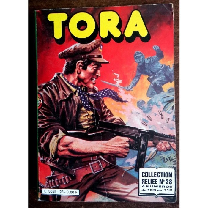 TORA LES TIGRES VOLANTS ALBUM RELIE 28 (N°109-110-111-112) IMPERIA 1981