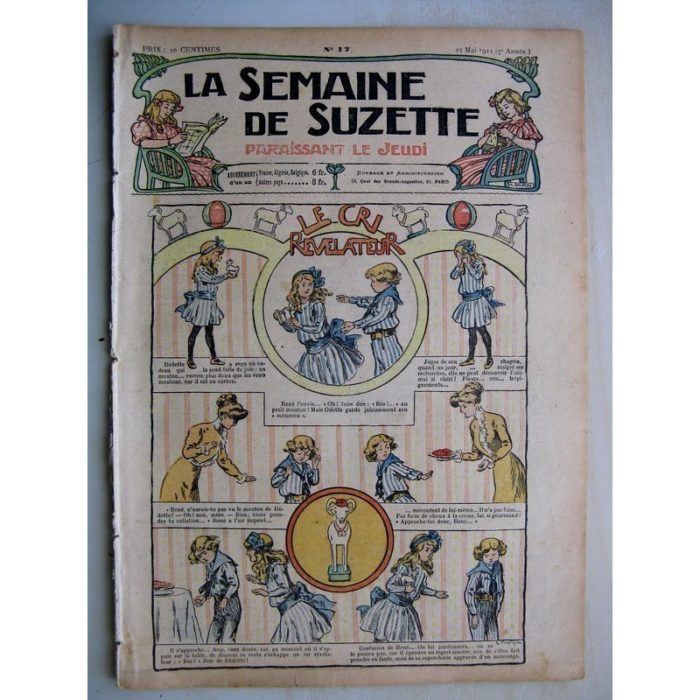 La Semaine de Suzette 7e année n°17 (1911) Le cri révélateur - Les présents des Korrigans (légende bretonne)