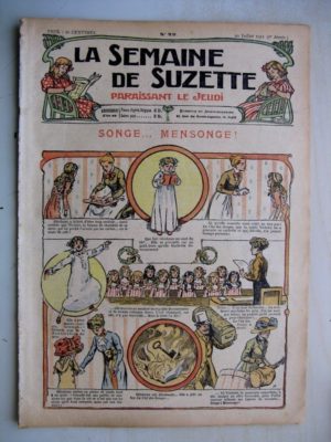 La Semaine de Suzette 7e année n°25 (1911) Dix petits korrigans (Henri Avelot) Bleuette – Tablier de jardin