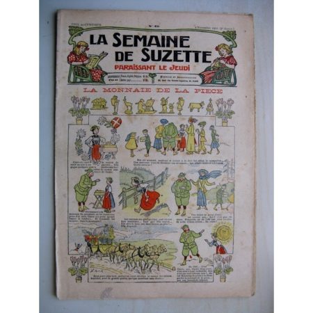 La Semaine de Suzette 7e année n°40 (1911) La monnaie de la pièce (Henri Avelot)