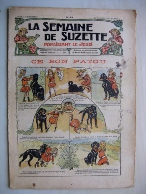 La Semaine de Suzette 7e année n°43 (1911) Ce bon patou (Bleuette – Corsets)