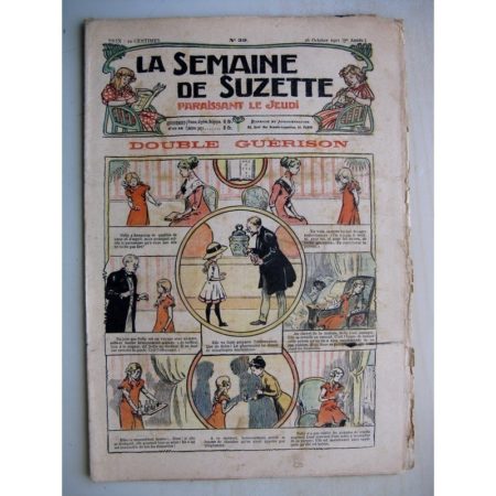 La Semaine de Suzette 7e année n°39 (1911) Double guérison (Bleuette - pantoufles cosaques)