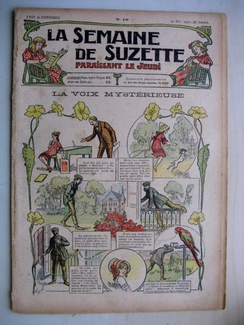 La Semaine de Suzette 8e année n°18 (1912) La voix mystérieuse (Guydo) Bleuette – Manteau habillé