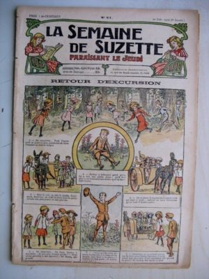 La Semaine de Suzette 8e année n°19 (1912) La malicieuse doctoresse (Léonce Burret) Bleuette Tablier anglais