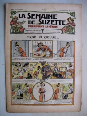 La Semaine de Suzette 8e année n°45 (1912) Trop curieuse – La revanche de maître corbeau (Jean d’Aurian)