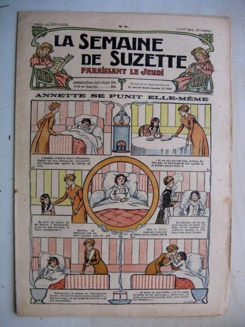 La Semaine de Suzette 9e année n°9 (1913) Annette se punit elle-même – Hommes de Terre Noire (conte Périgourdin)