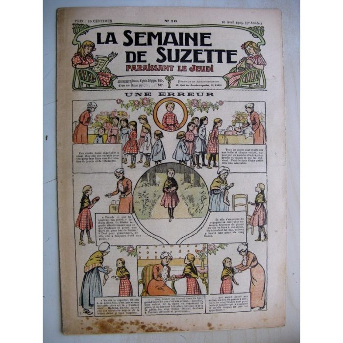 La Semaine de Suzette 9e année n°10 (1913) Une erreur - Jeannot et jeannotin (Jean d'Aurian)