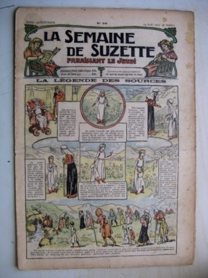 La Semaine de Suzette 9e année n°28 (1913) La légende des sources d'Auvergne - L'enfance de Bécassine (28)