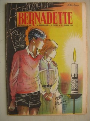 BERNADETTE N°136 (1er février 1959) L’enfant à la fleur (Marie Madeleine Bourdin) Le puma aux yeux d’escarboucles (Janine Lay)