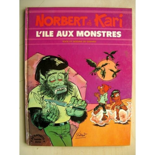Norbert et Kari Tome 3 L’île aux monstres (Godard) BD Hachette 1975 – Edition Originale (EO)
