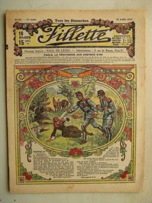 FILLETTE (SPE) N°592 (13 juillet 1919) Paola la Vénitienne aux cheveux d’or (Janko) La crêpe volante (Thomen)