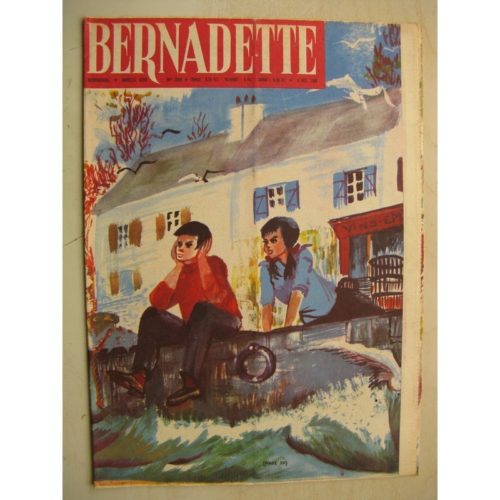 BERNADETTE N°224 (9 octobre 1960) Moustache et Trottinette (Calvo) Rosamée aux yeux clos (Manon Iessel – Isabelle Gendron)