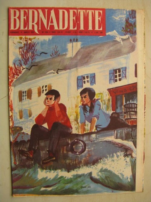 BERNADETTE N°224 (9 octobre 1960) Moustache et Trottinette (Calvo) Rosamée aux yeux clos (Manon Iessel – Isabelle Gendron)