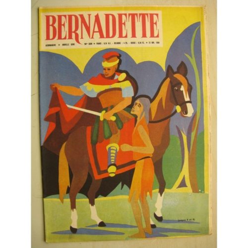 BERNADETTE N°229 (13 novembre 1960) Moustache et Trottinette (Calvo) Rosamée aux yeux clos (Manon Iessel – Isabelle Gendron)