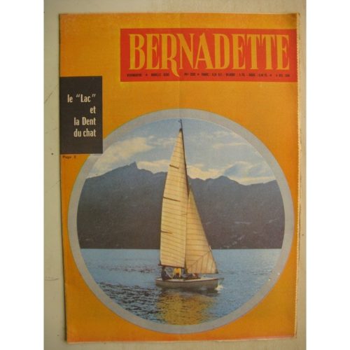 BERNADETTE N°232 (4 décembre 1960) La demande de Guillermine (légende de Savoie) Rosamée aux yeux clos (Manon Iessel)