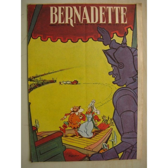 BERNADETTE N°233 (11 décembre 1960) Moustache et Trottinette (Calvo) Rosamée aux yeux clos (Manon Iessel - Isabelle Gendron)