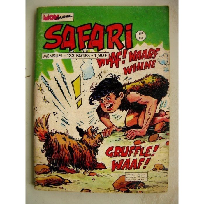 SAFARI N° 83 Katanga Joe - Super Akim Oscar (Mon Journal 1974)