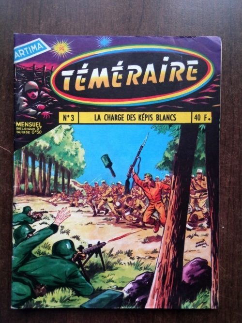 TEMERAIRE (1E SERIE) N°3 TOMIC (La charge des Képis blancs) ARTIMA 1958