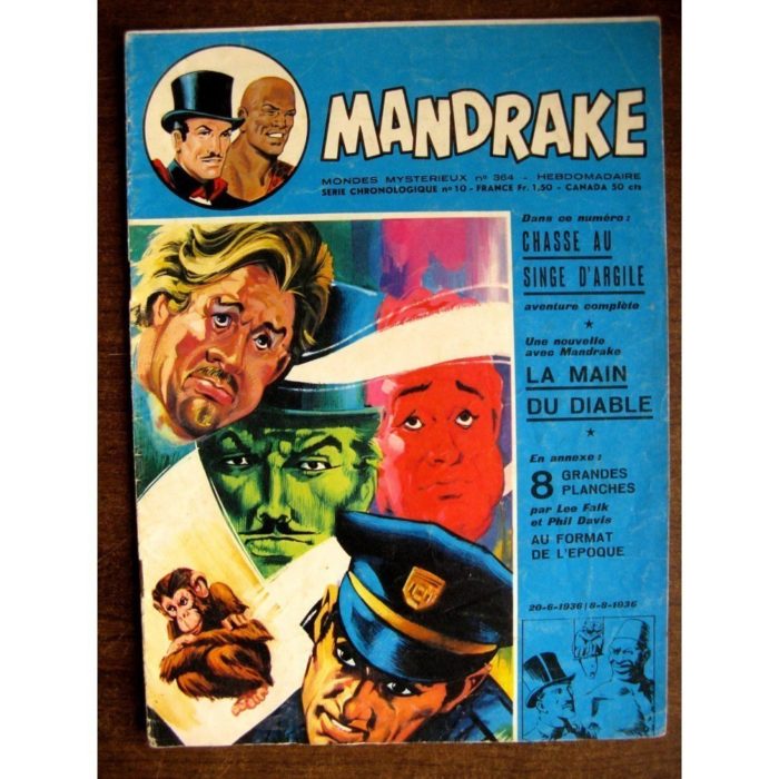 MONDES MYSTERIEUX - MANDRAKE N°364 (REMPARTS 1972)
