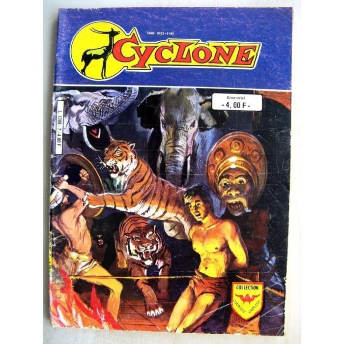 CYCLONE 2e série (Courage Exploit) n°7 - Lutte des Titans