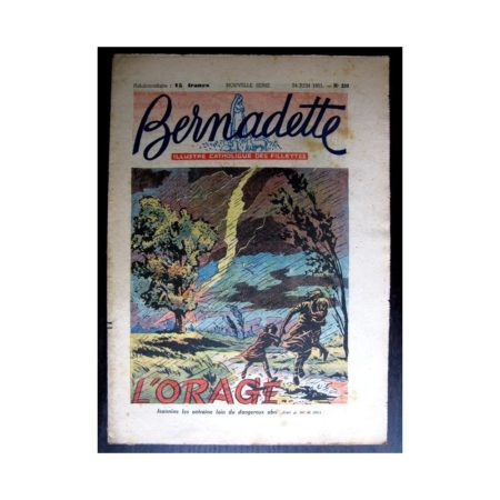 BERNADETTE n°238 (1951) L'orage