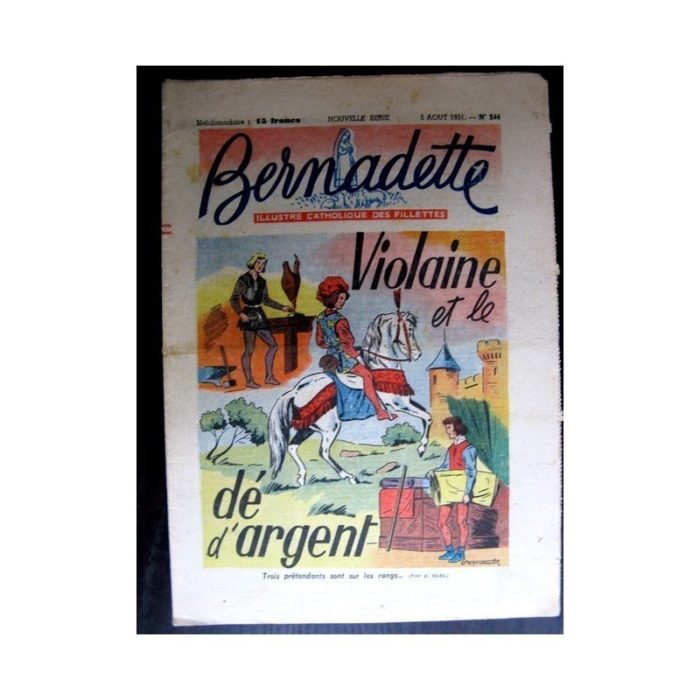 BERNADETTE n°244 (1951) Violaine et le dé d'argent
