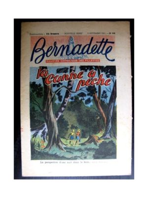 BERNADETTE  n°248 (1951) La canne à pêche