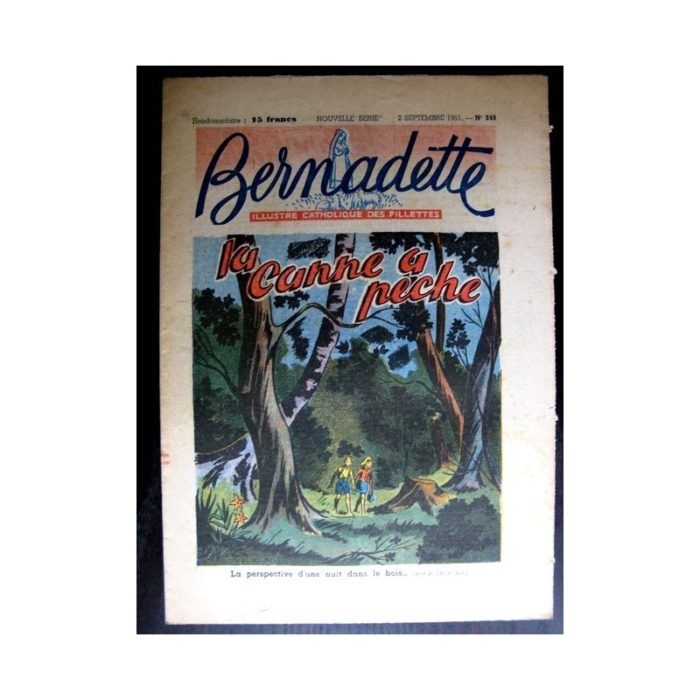 BERNADETTE n°248 (1951) La canne à pêche