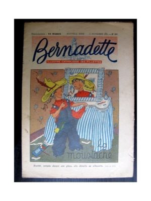 BERNADETTE  n°258 (1951) La moustache