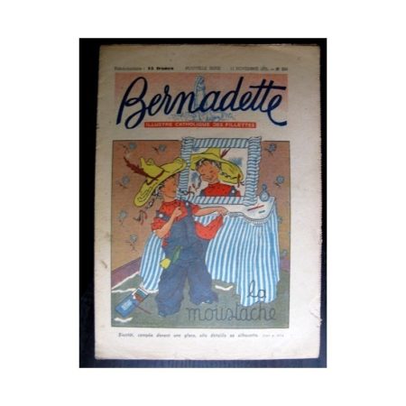 BERNADETTE n°258 (1951) La moustache