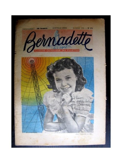 BERNADETTE  n°276 (1952) Marie-France