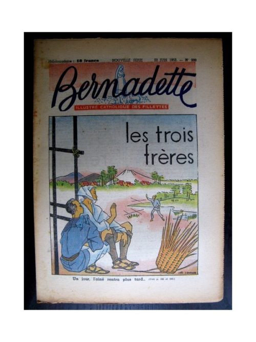 BERNADETTE  n°290 (1952) Les trois frères