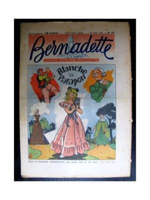 BERNADETTE  n°291 (1952) Blanche et Patapon