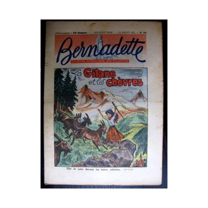 BERNADETTE n°293 (1952) La gitane et les chèvres