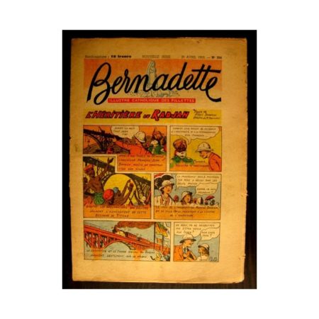 BERNADETTE n°334 (1953) L'HERITIERE DU RADJAH (Miette et Totoche)