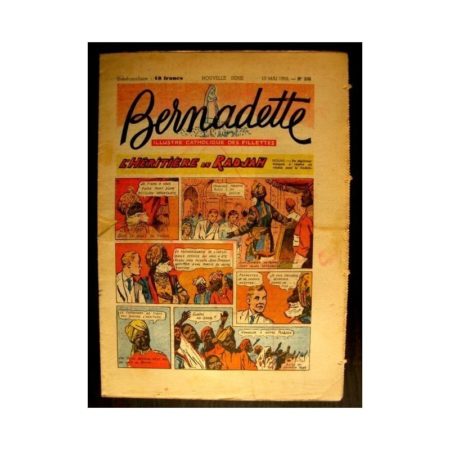 BERNADETTE n°336 (1953) L'HERITIERE DU RADJAH (Miette et Totoche)
