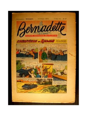 BERNADETTE  n°337 (1953) L’HERITIERE DU RADJAH (Miette et Totoche)