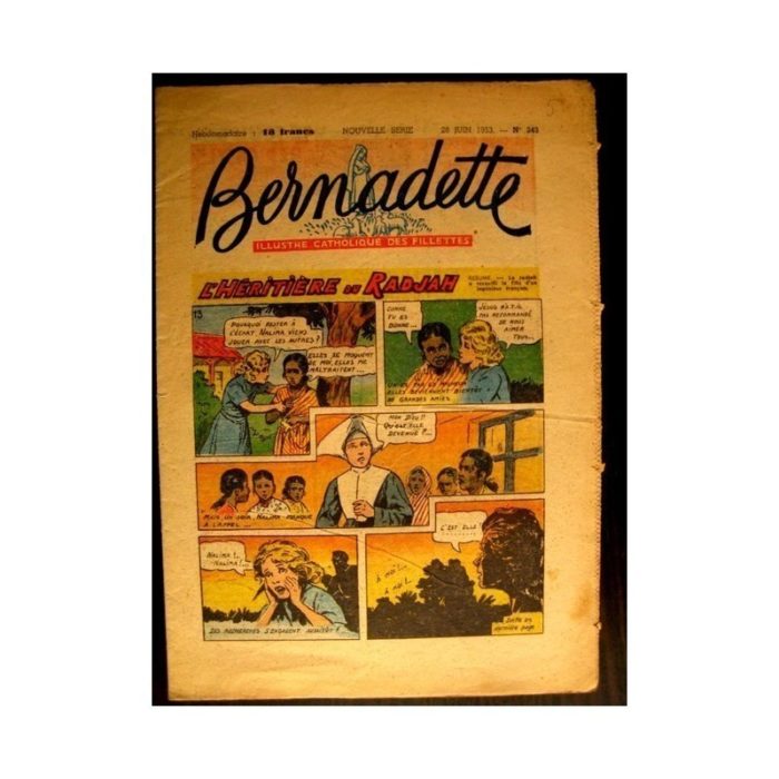 BERNADETTE n°343 (1953) L'HERITIERE DU RADJAH (Miette et Totoche)