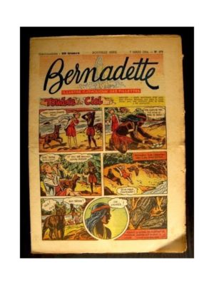 BERNADETTE  n°379 (1954) TOMBEE DU CIEL (Miette et Totoche)